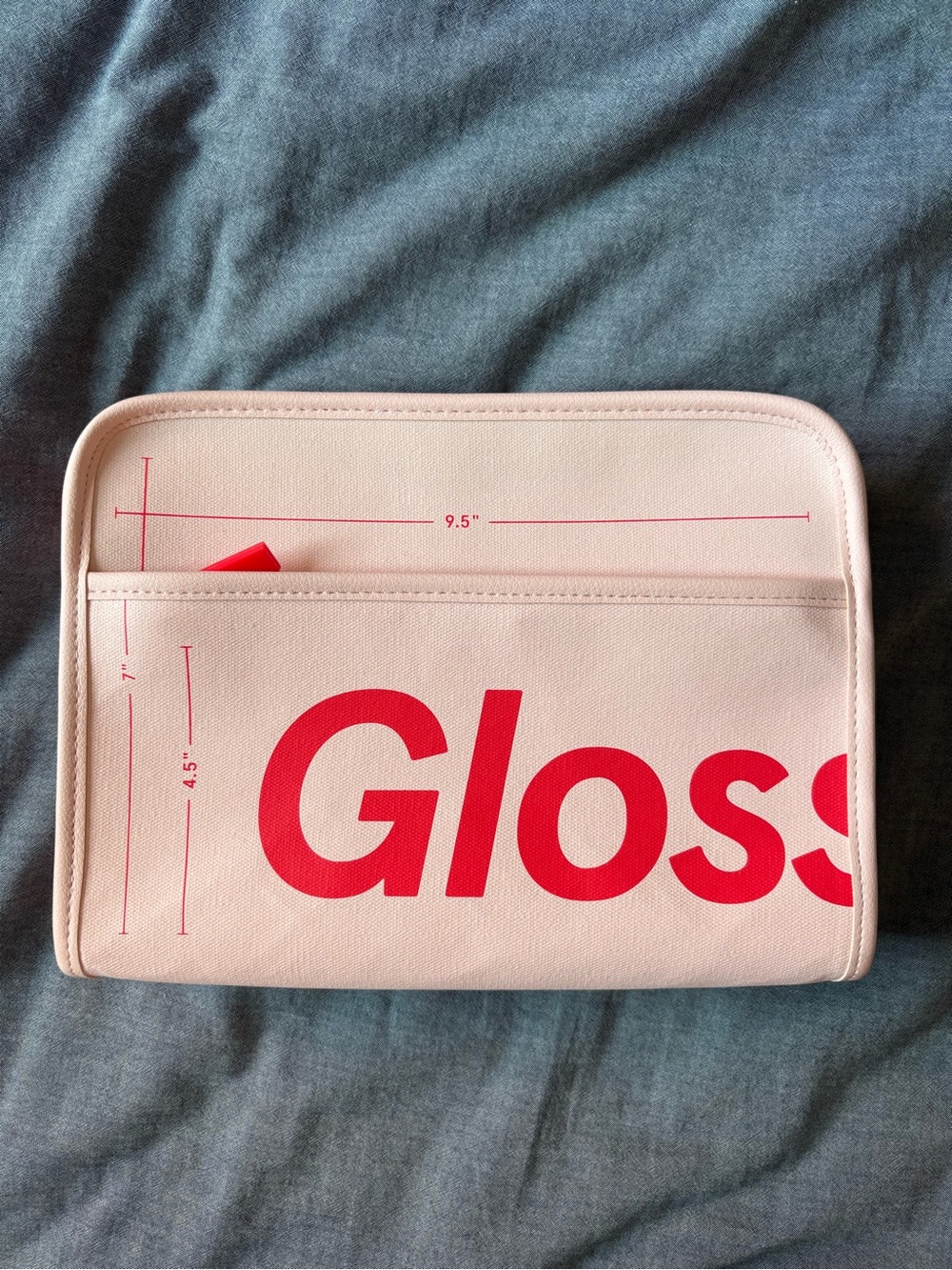 Glossier Pink Makeup Travel Bag - Picture 2 of 6